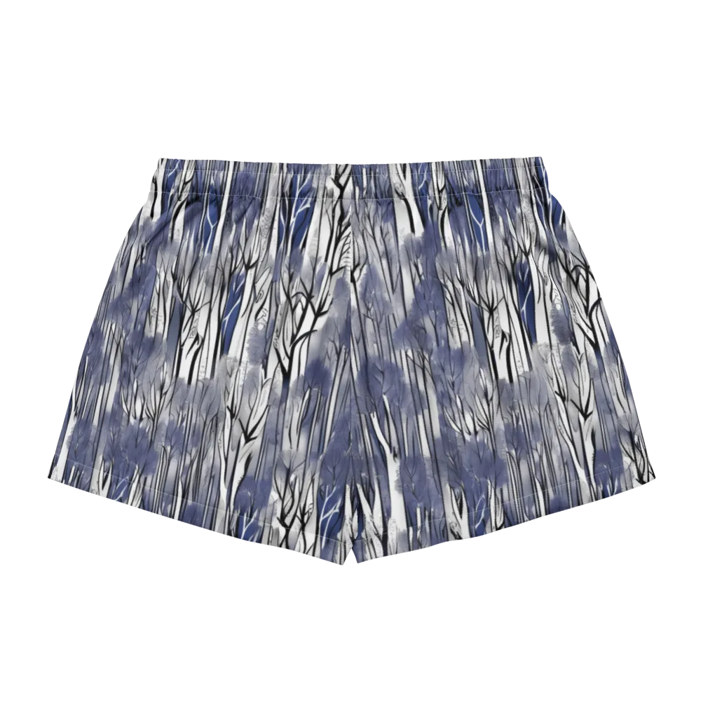Bluewood Veil on Women's Pajama Shorts — Back
