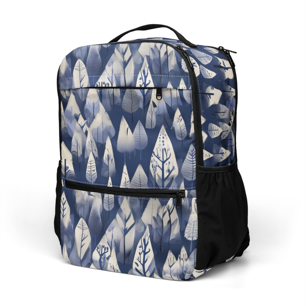 Winter Forest on Utility Backpack — Left Front
