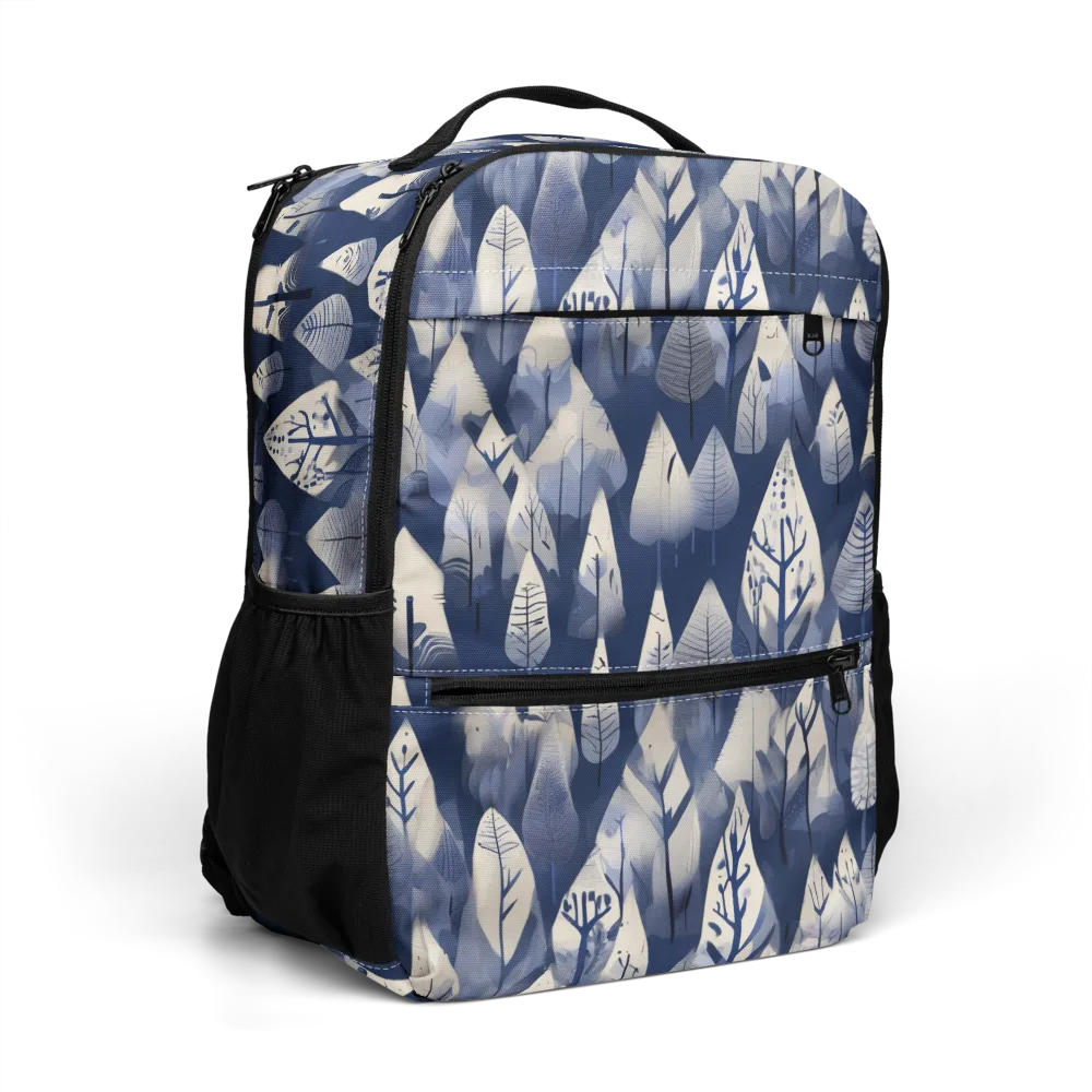 Winter Forest on Utility Backpack — Right Front