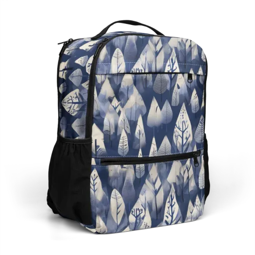 Winter Forest on a Utility Backpack