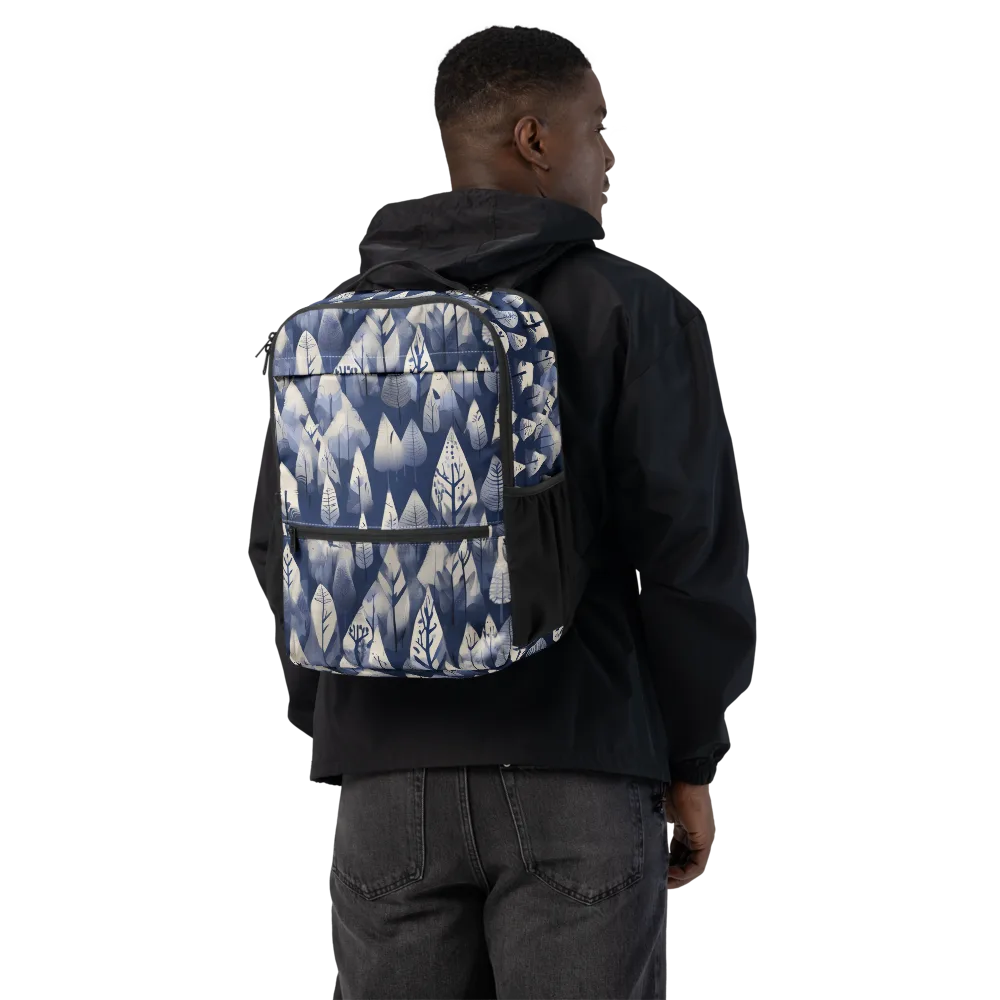 Winter Forest on Utility Backpack — Back
