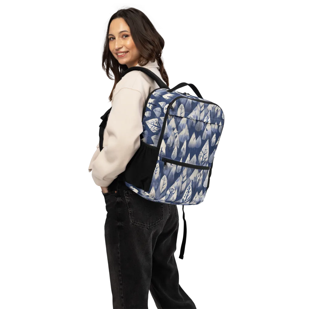 Winter Forest on Utility Backpack — Back