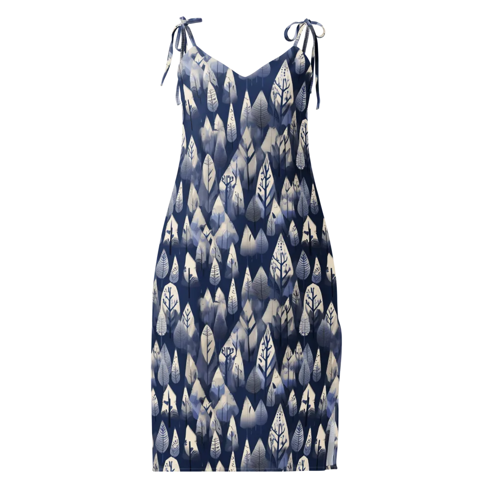 Winter Forest on Slip Dress — Front