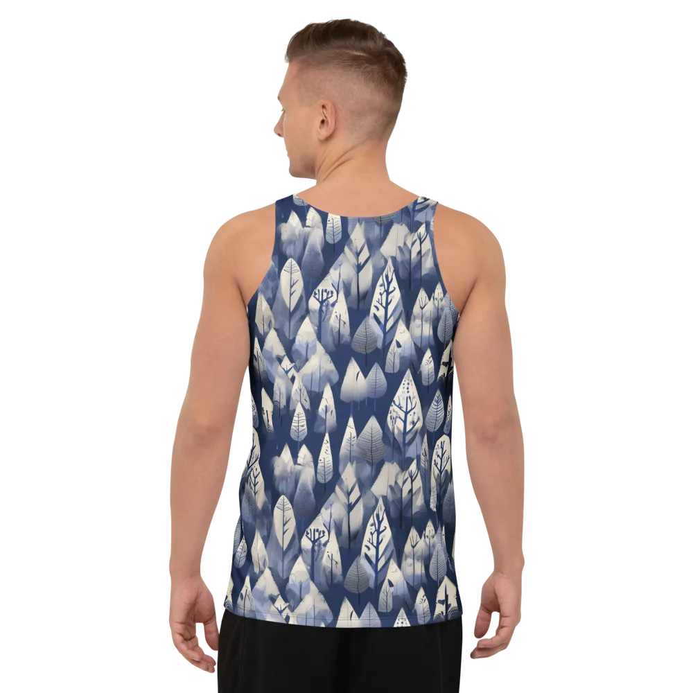 Winter Forest on Men's Tank Top — Back