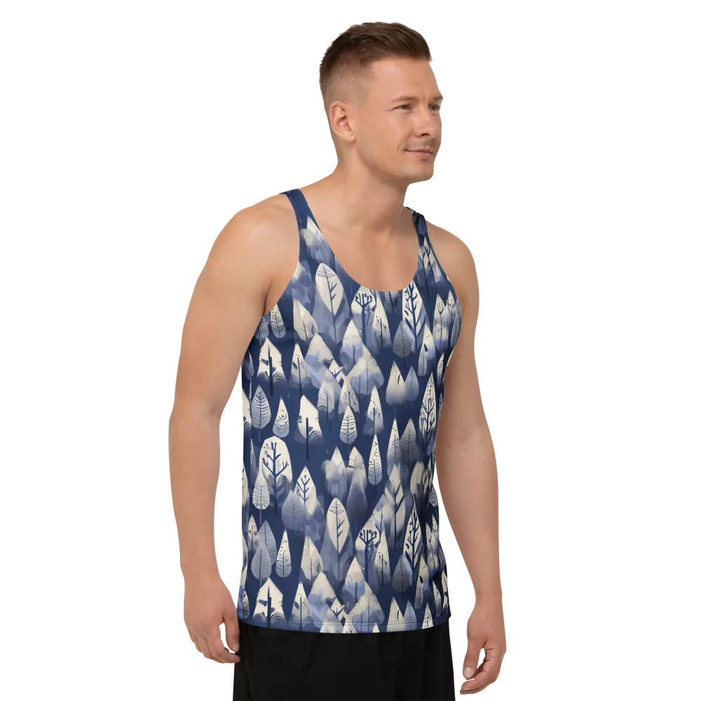 Winter Forest on Men's Tank Top — Right Front