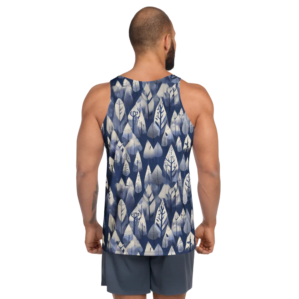 Winter Forest on Men's Tank Top — Back