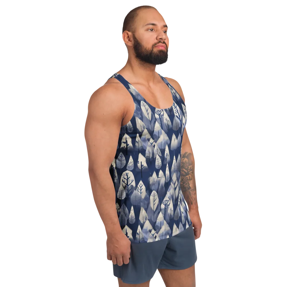Winter Forest on Men's Tank Top — Right Front