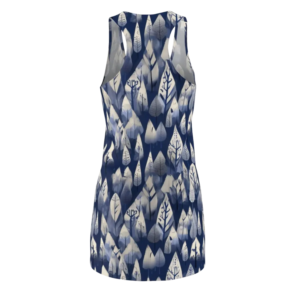 Winter Forest on Racerback Dress — Back