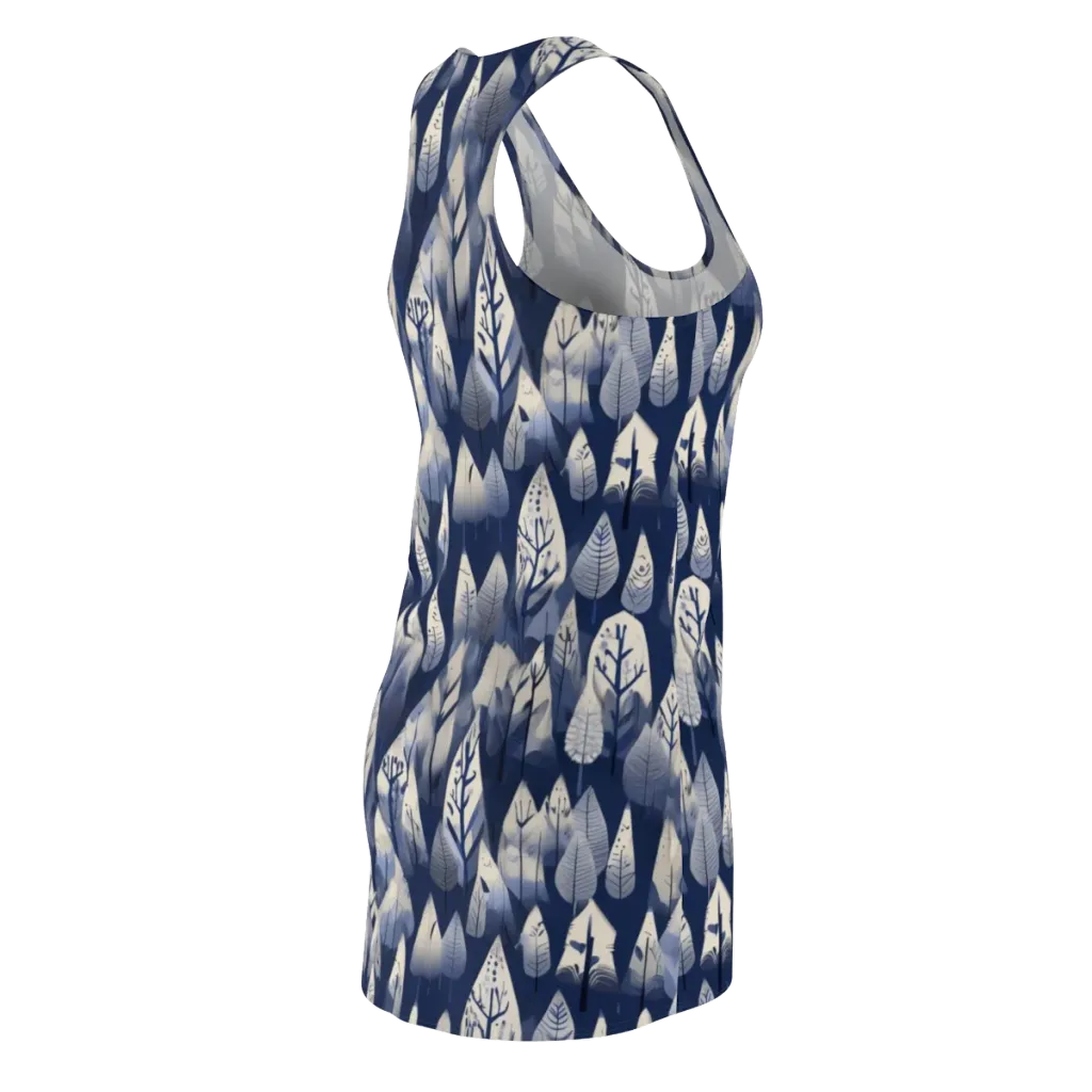 Winter Forest on Racerback Dress — Back Side