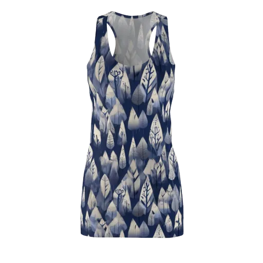 Winter Forest on a Racerback Dress