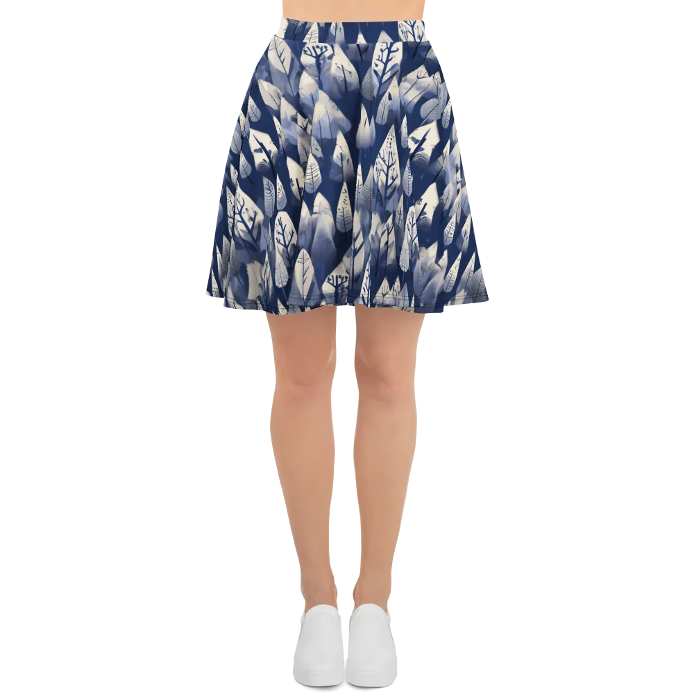 Winter Forest on Skater Skirt — Front