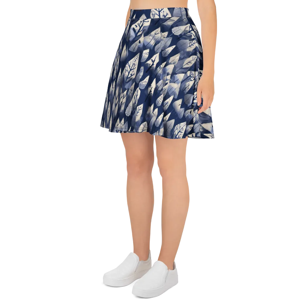 Winter Forest on Skater Skirt — Left