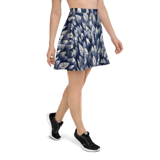Winter Forest on a Skater Skirt