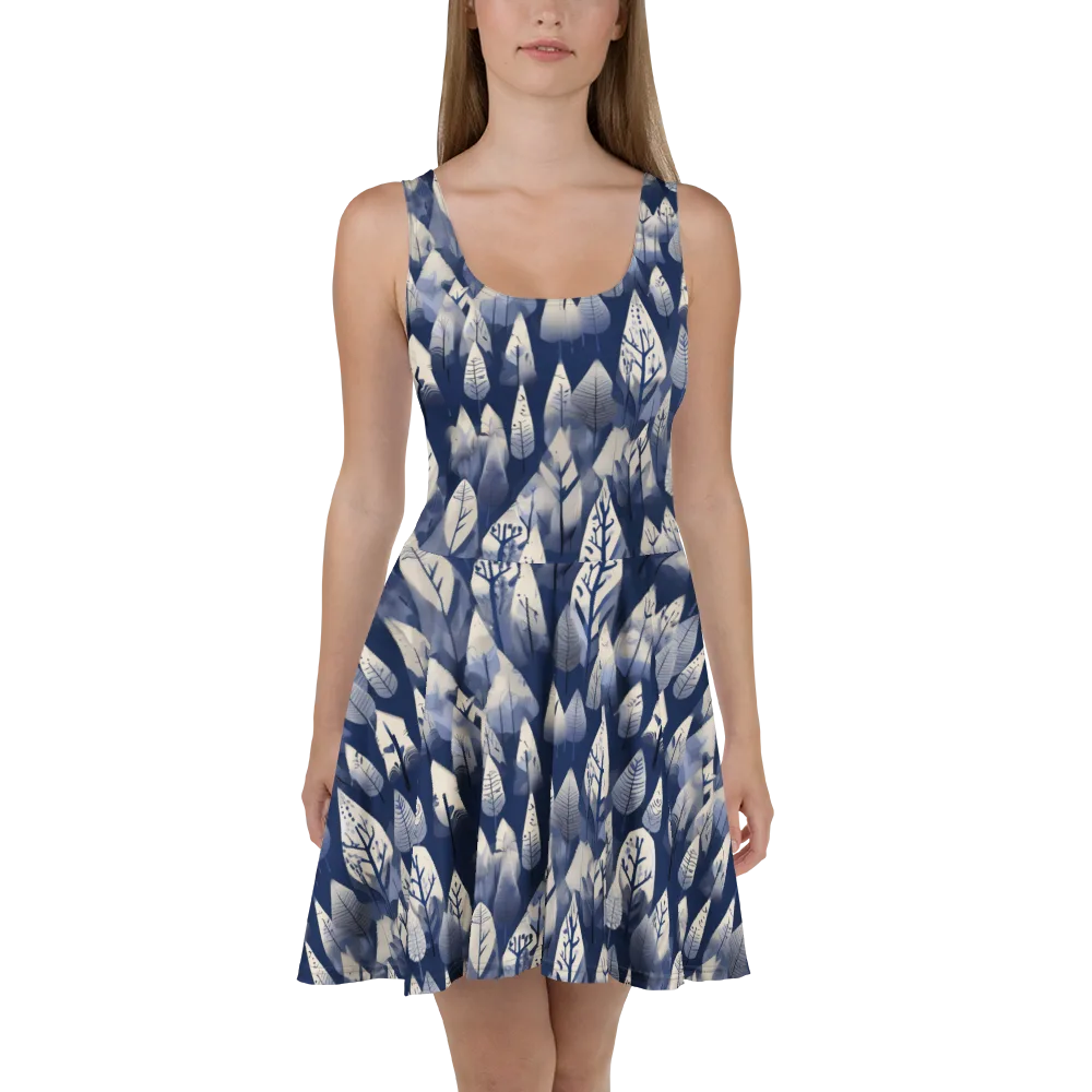 Winter Forest on Skater Dress — Front