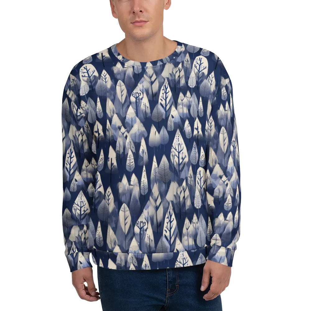 Winter Forest on Sweatshirt — Front