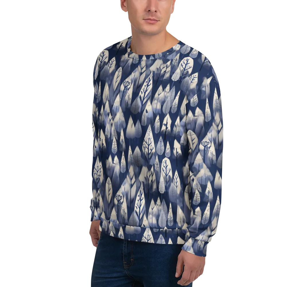 Winter Forest on Sweatshirt — Left Front