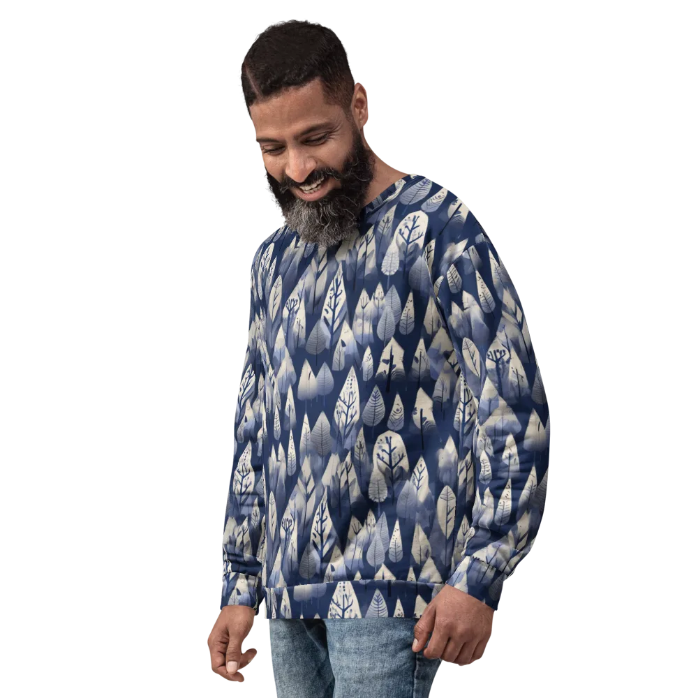 Winter Forest on Sweatshirt — Left Front