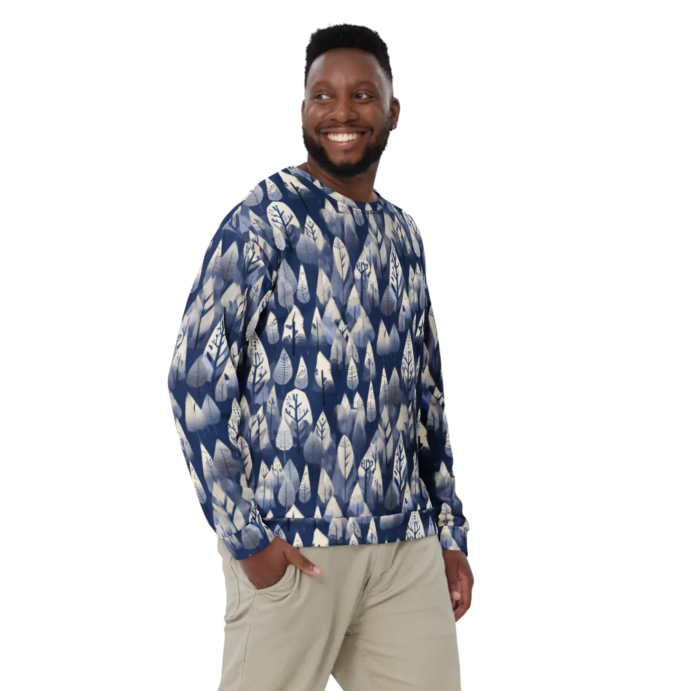 Winter Forest on Sweatshirt — Front