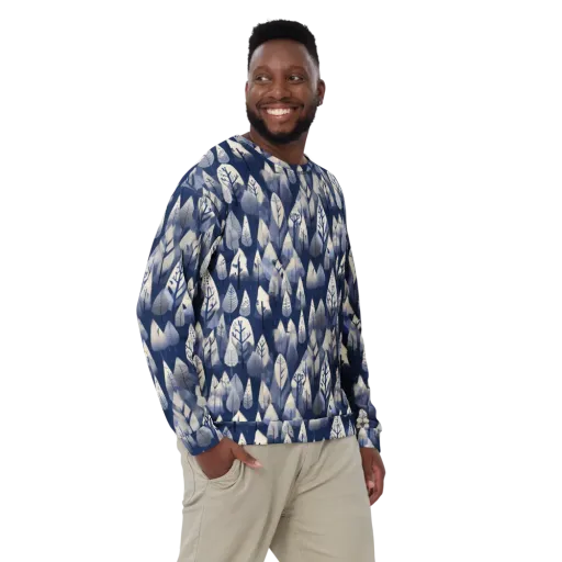 Winter Forest on a Sweatshirt