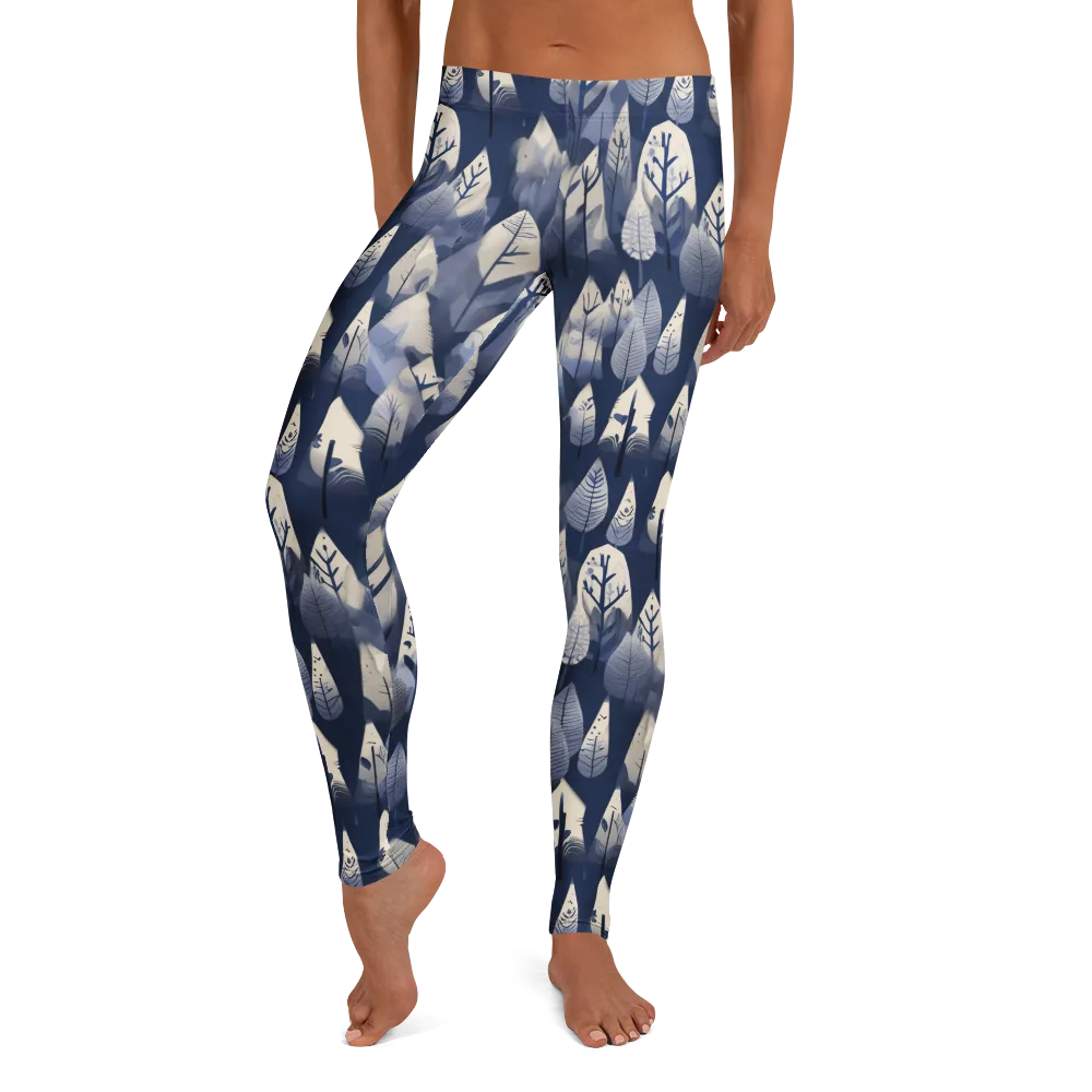 Winter Forest on Leggings — Front