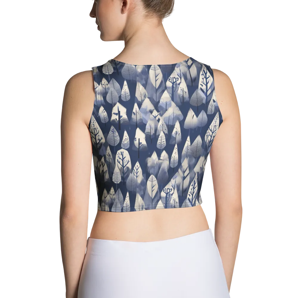 Winter Forest on Crop Top — Back