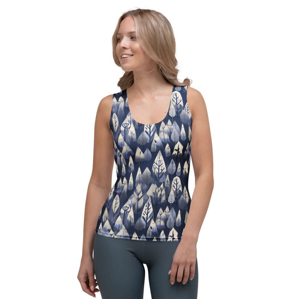 Winter Forest on Women's Tank Top — Front
