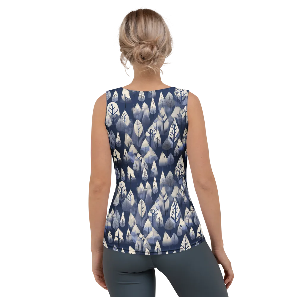 Winter Forest on Women's Tank Top — Back