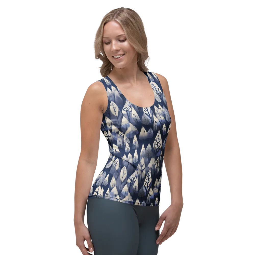 Winter Forest on Women's Tank Top — Right Front