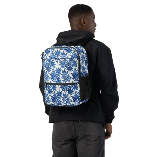 Blue Botanical on a Utility Backpack