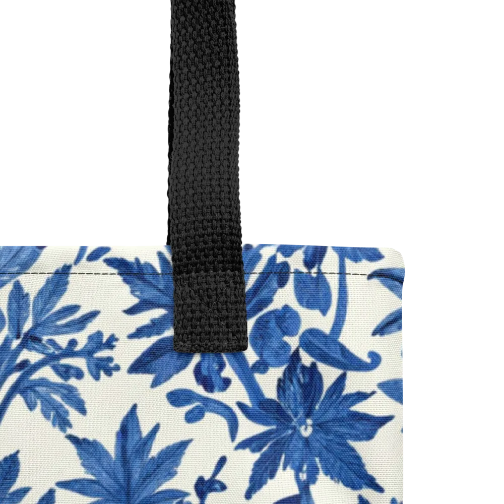 Blue Botanical on Tote Bag — Product details