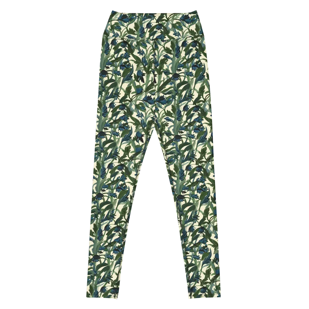 Bluebell Bramble on Yoga Leggings — Front