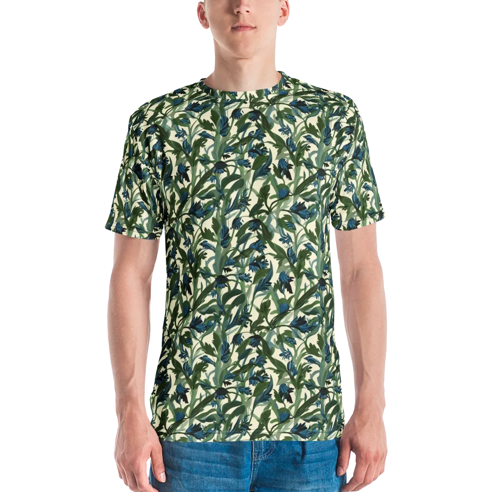 Bluebell Bramble on Men's Crew Neck T-Shirt — Front