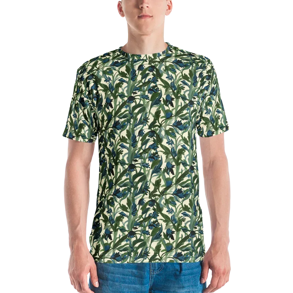 Bluebell Bramble on Men's Crew Neck T-Shirt — Front