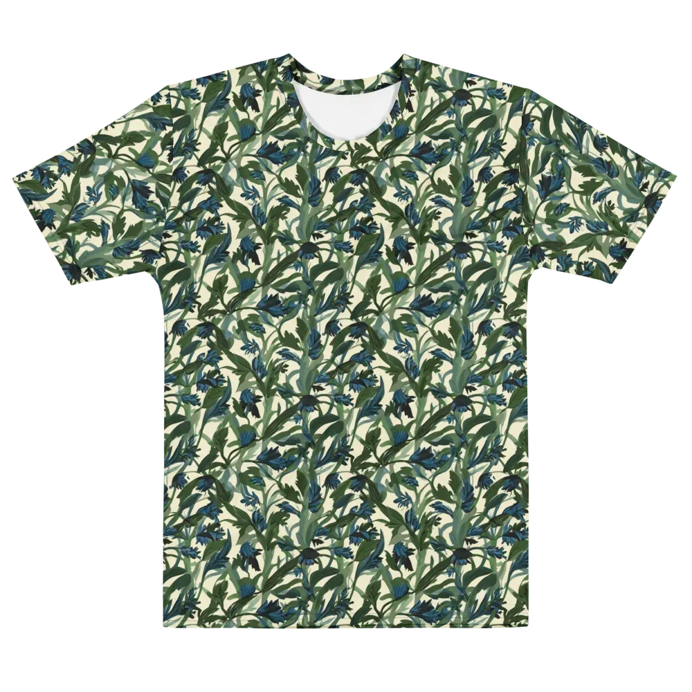 Bluebell Bramble on Men's Crew Neck T-Shirt — Front