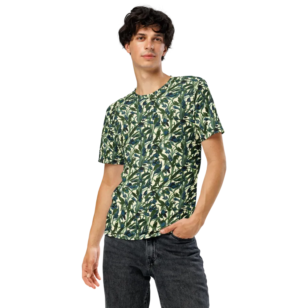 Bluebell Bramble on Men's Crew Neck T-Shirt — Front