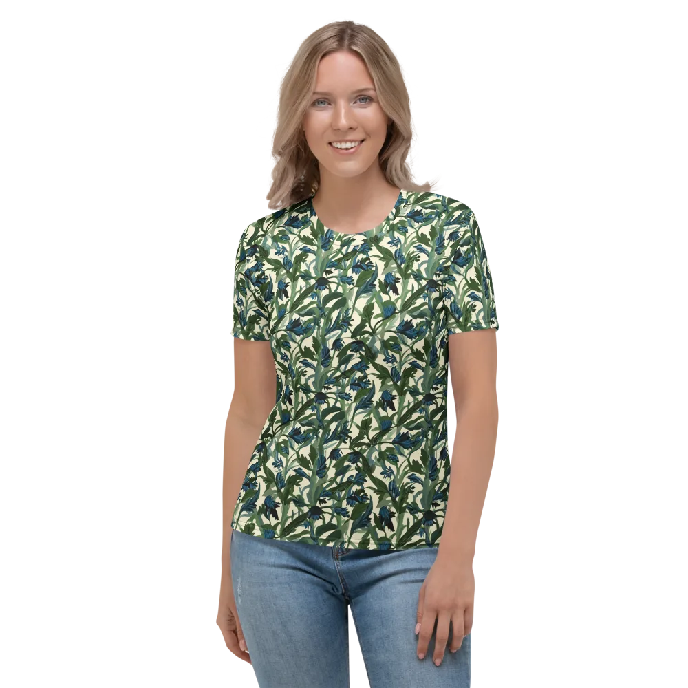 Bluebell Bramble on Women's Crew Neck T-Shirt — Front