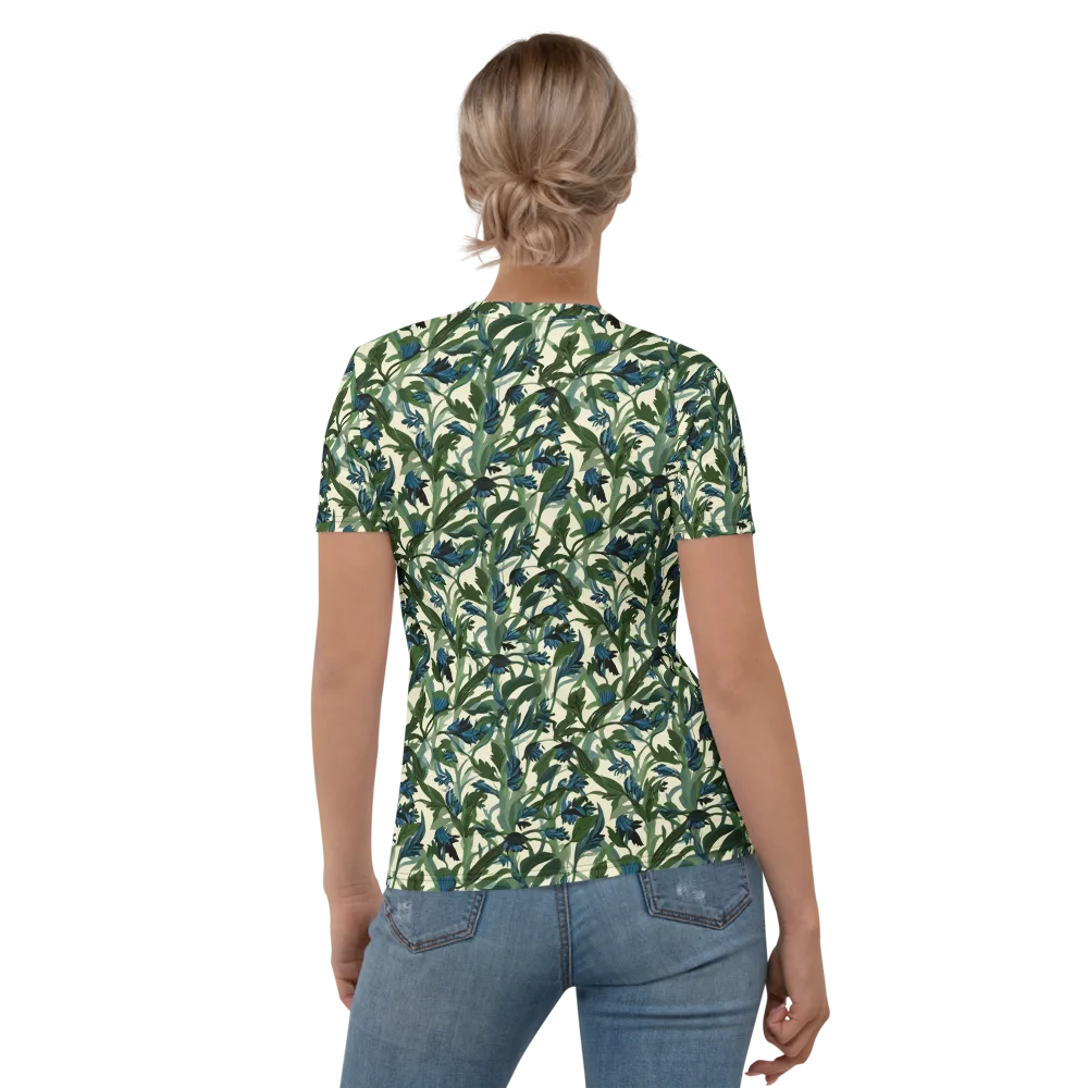Bluebell Bramble on Women's Crew Neck T-Shirt — Back