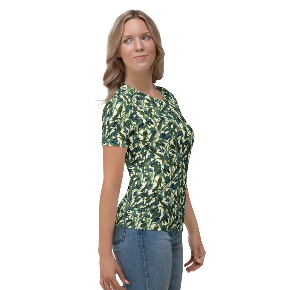 Bluebell Bramble on Women's Crew Neck T-Shirt — Right