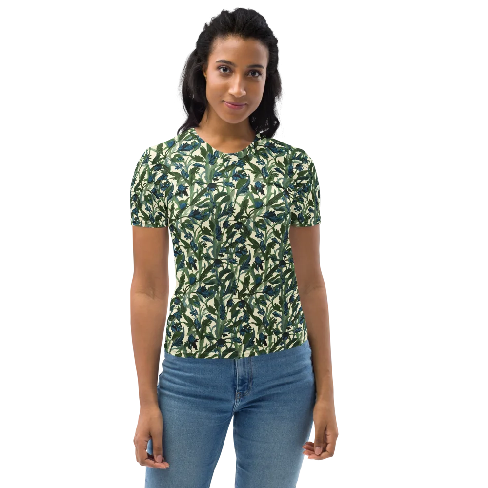 Bluebell Bramble on Women's Crew Neck T-Shirt — Front