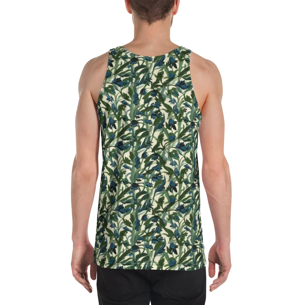 Bluebell Bramble on Men's Tank Top — Back