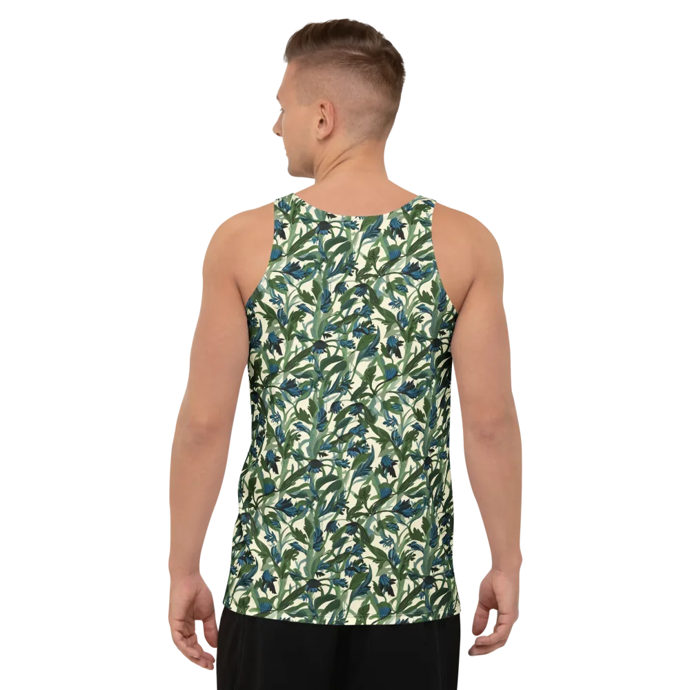 Bluebell Bramble on Men's Tank Top — Back
