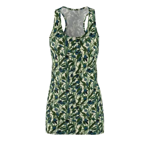 Bluebell Bramble on a Racerback Dress