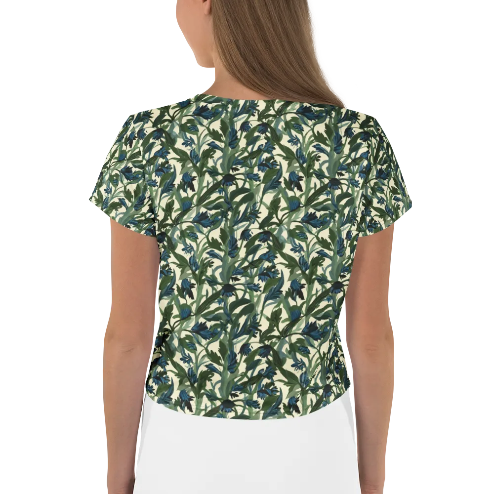 Bluebell Bramble on Crop Tee — Back