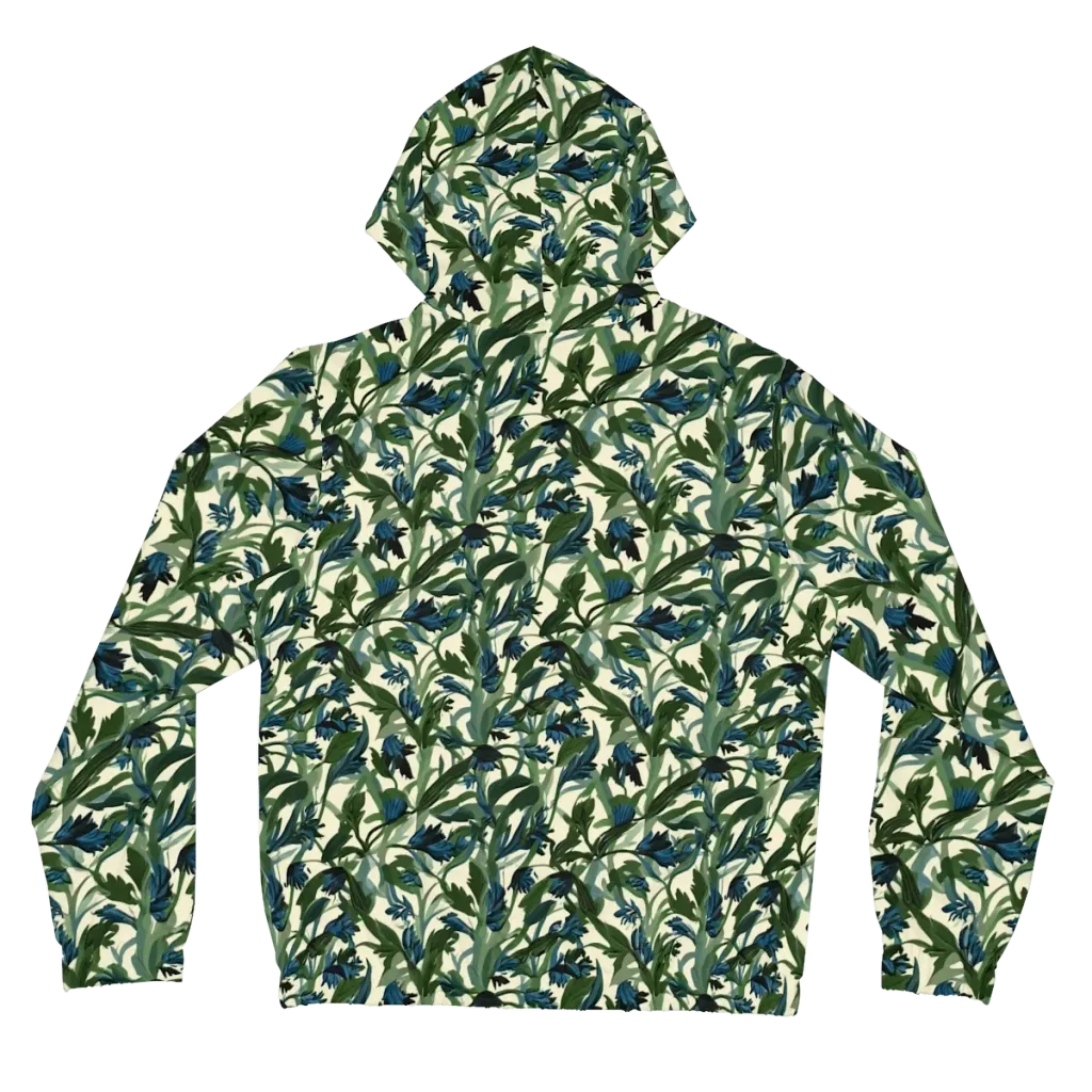 Bluebell Bramble on Women's Full-Zip Hoodie — Back