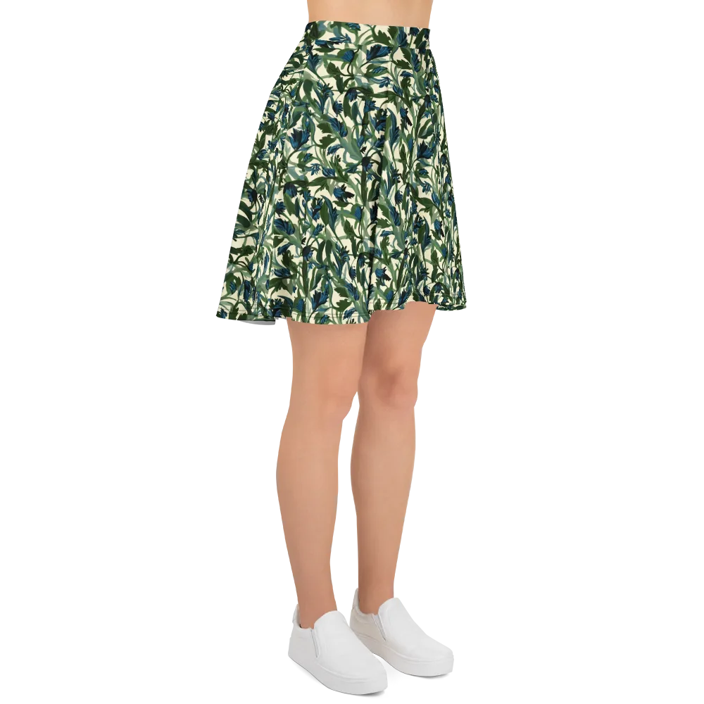 Bluebell Bramble on Skater Skirt — Right