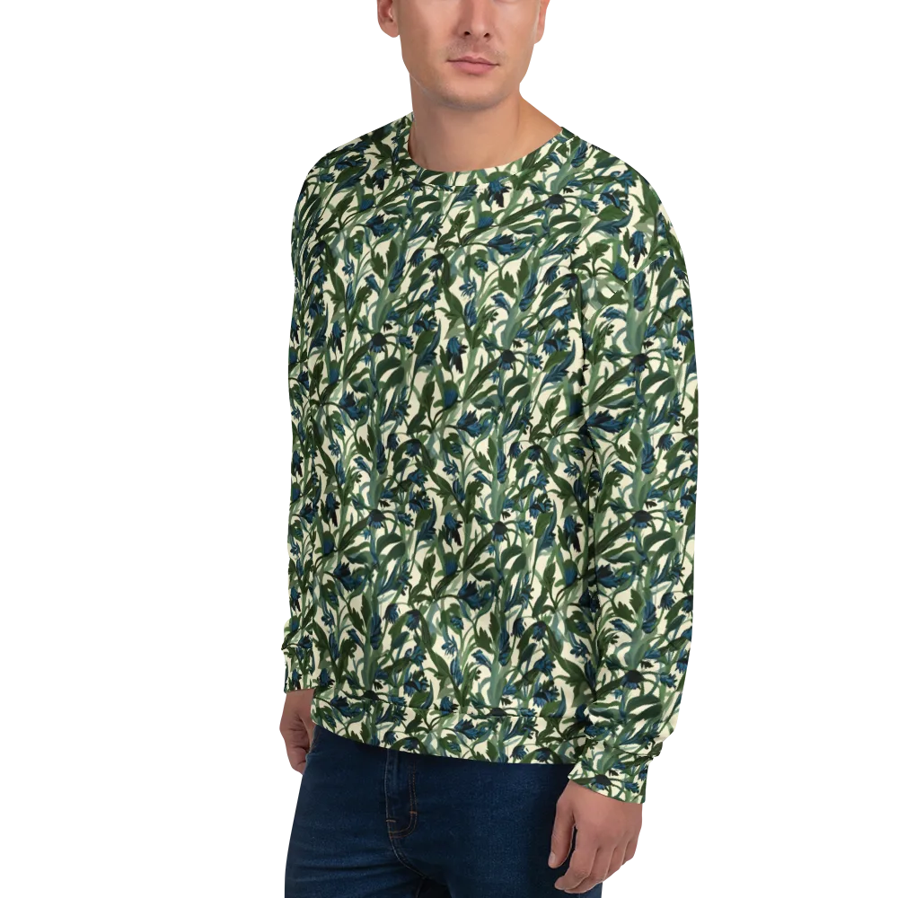 Bluebell Bramble on Sweatshirt — Left Front