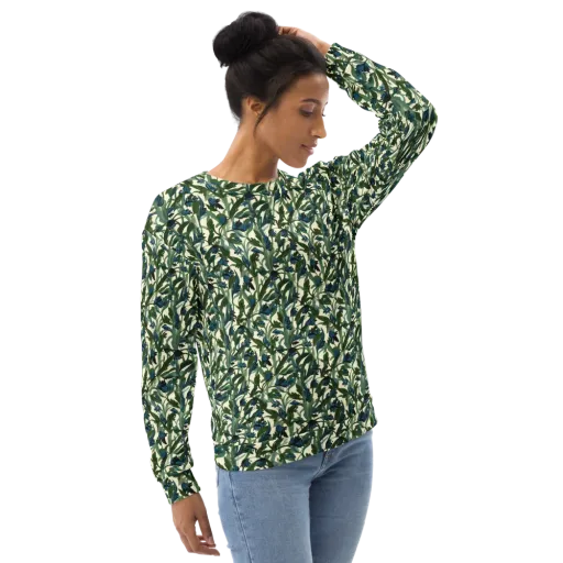 Bluebell Bramble on a Sweatshirt