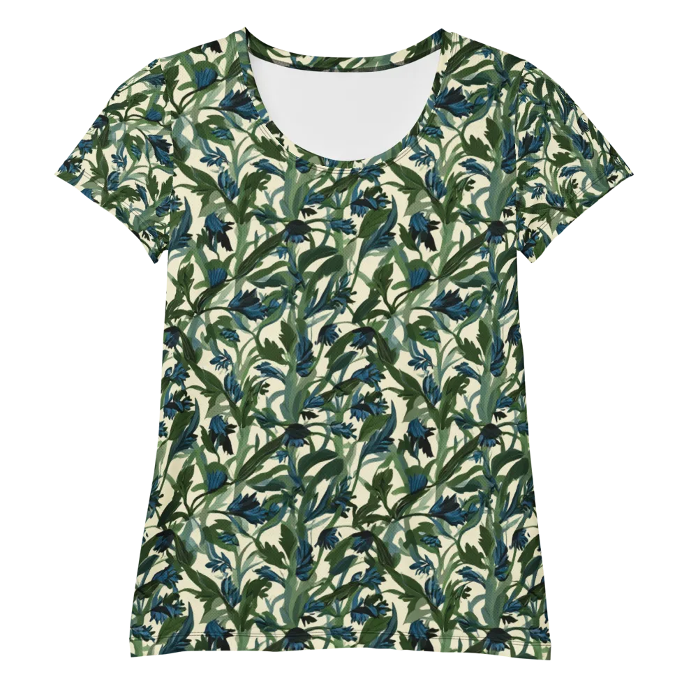 Bluebell Bramble on Women's Athletic T-Shirt — Front