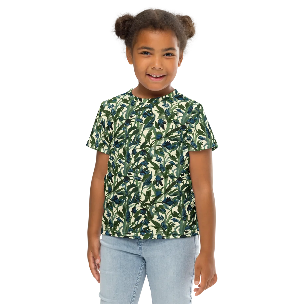 Bluebell Bramble on Kids Crew Neck T-Shirt — Front