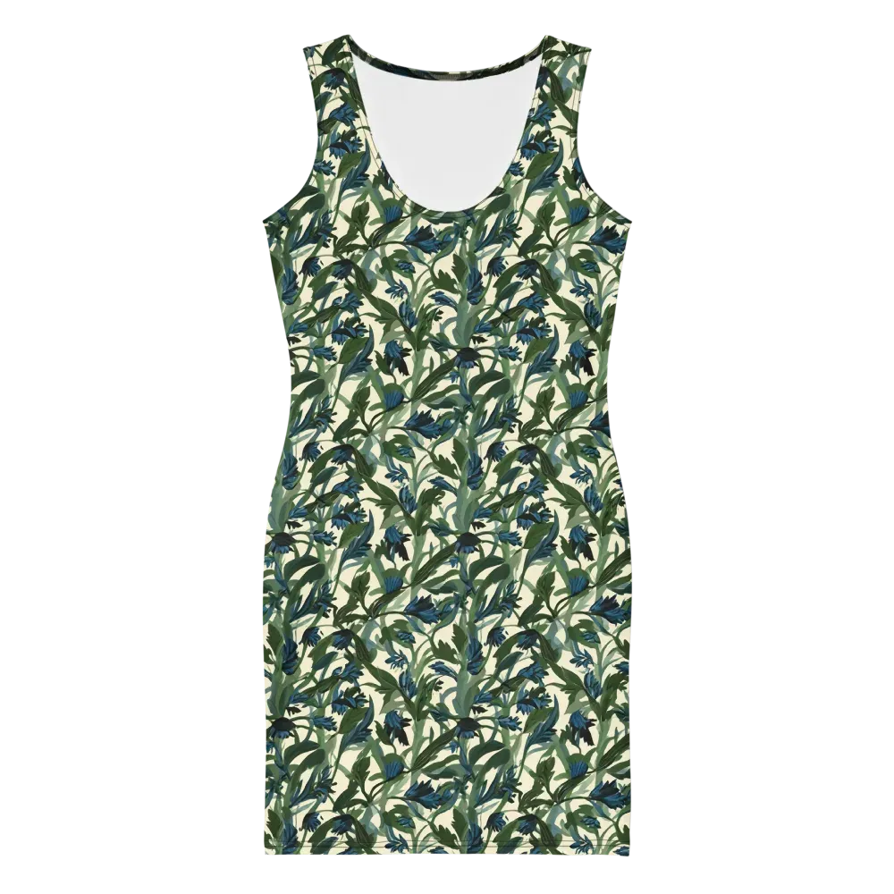 Bluebell Bramble on Bodycon Dress — Front